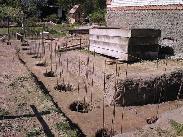 свайный фундамент